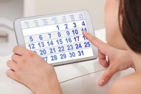 Нарушения менструального цикла можно определить с помощью календаря