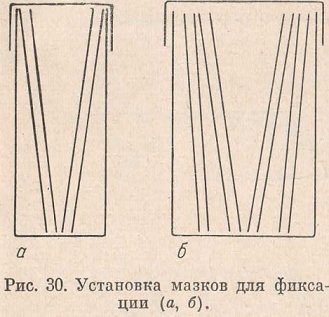 Установка мазков для фиксации